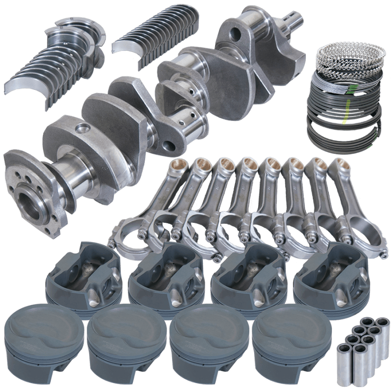 Eagle — Eagle Chevy 350 3.750in Crank 6.000in I-Beam Rods -16cc 4.040in Pistons Rotating Assembly
Street & Strip Assy