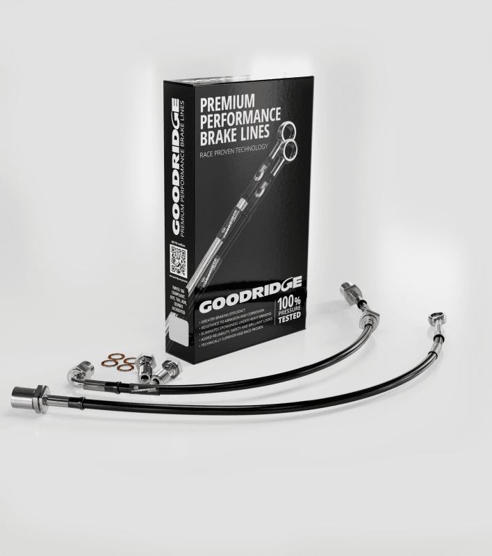 Goodridge — Goodridge 00-07 Honda Accord Stainless Steel Front Brake Lines