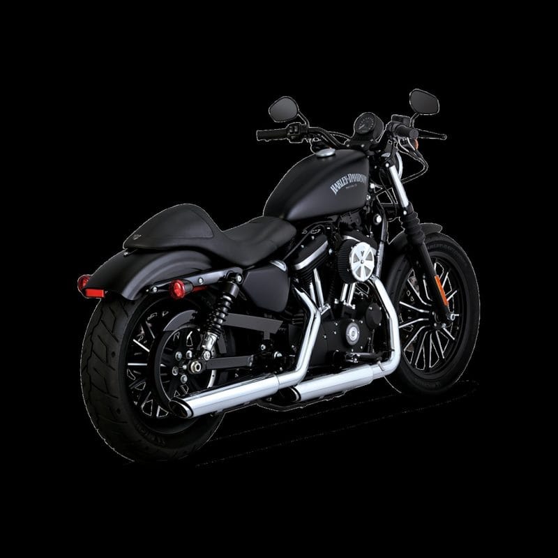 Vance and Hines — Vance & Hines HD Sportster 14-22 Twin Slash 3In PCX Slip-On Exhaust