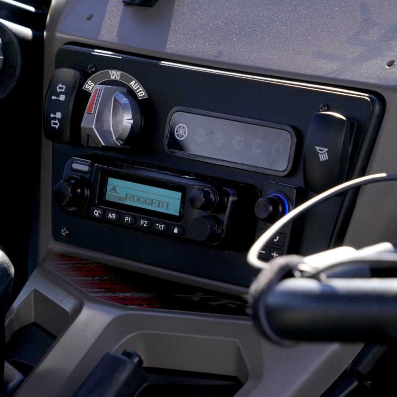 Rugged Radios — Rugged Radios 2024 Yamaha YXZ 1000R Kit w/ BTI and 2-Way Radio 696 PLUS Remote Head / G1 GMRS
