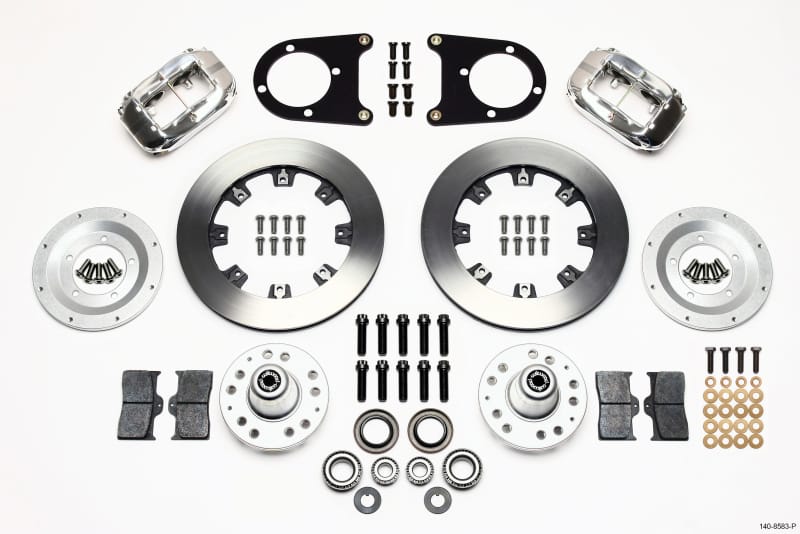 Wilwood — Wilwood Forged Dynalite Front Kit 12.19in Polished 37-48 Ford Psgr. Car Spindle
BRAKE KIT