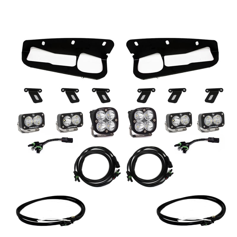 Baja Designs — Baja Designs 2021+ Ford Bronco Fog Pocket Kit 21-Up Sportsmen w/Upfitter