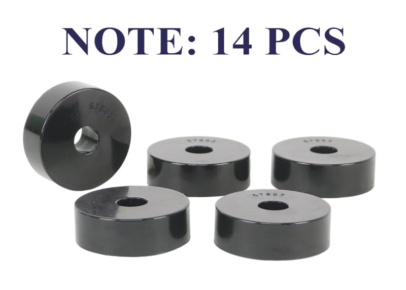 Whiteline — Whiteline 1959-1973 Jeep CJ5 Body Mount Bushing Set
Bushing Kit