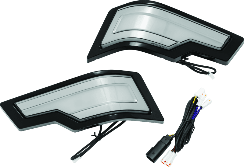 Kuryakyn — Tracer Tour Pak Rear Lights Black Smoke Lens
