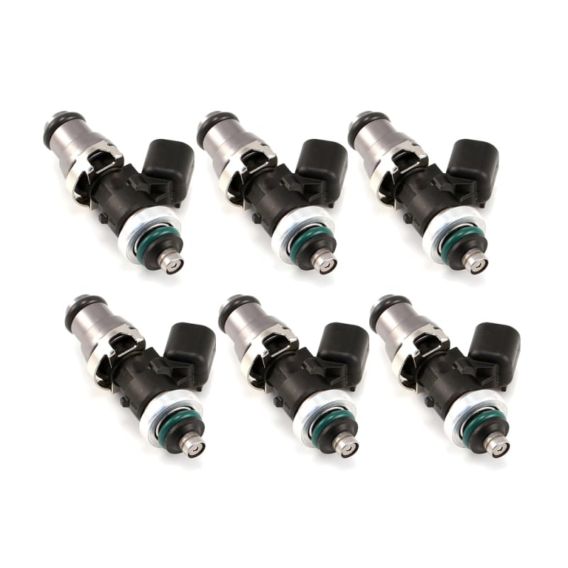Injector Dynamics — Injector Dynamics 1340cc Injectors-48mm Length-14mm Grey Top-14mm L O-Ring(R35 Low Spacer)(Set of 6)