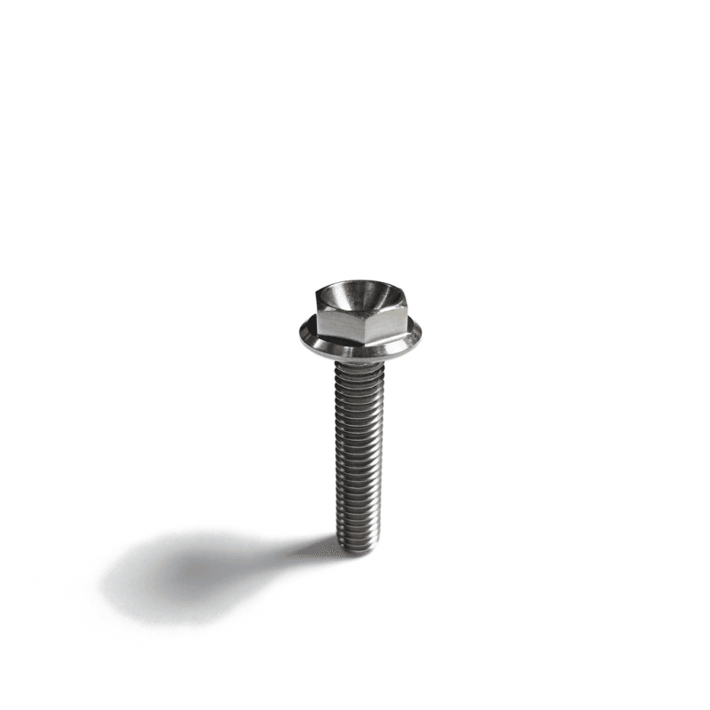 Ticon — Ticon Industries Titanium Bolt Flanged M5x15x.8TP 8mm 6pt Head Drilled