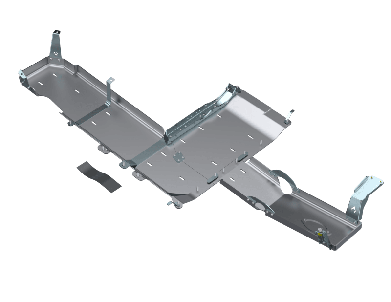 Artec Industries — Artec Industries 2018 Jeep Wrangler JL Sahara Full Bellypan w/ Oil Door - 4 Door 3.6L Aluminum