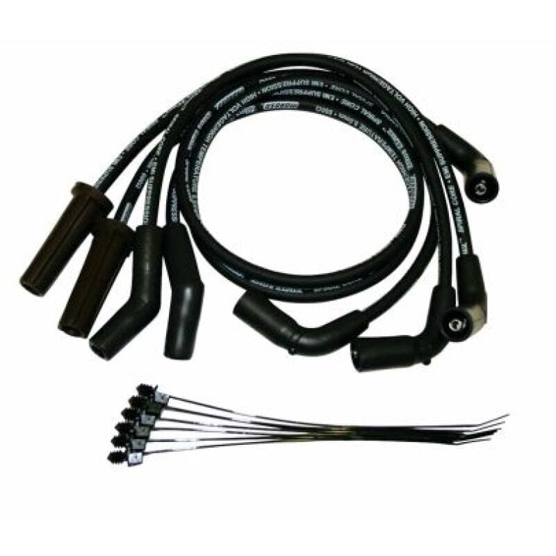 Moroso — Moroso 2017+ Harley-Davidson Milwaukee 8 Spiral Core Wire Set - Black