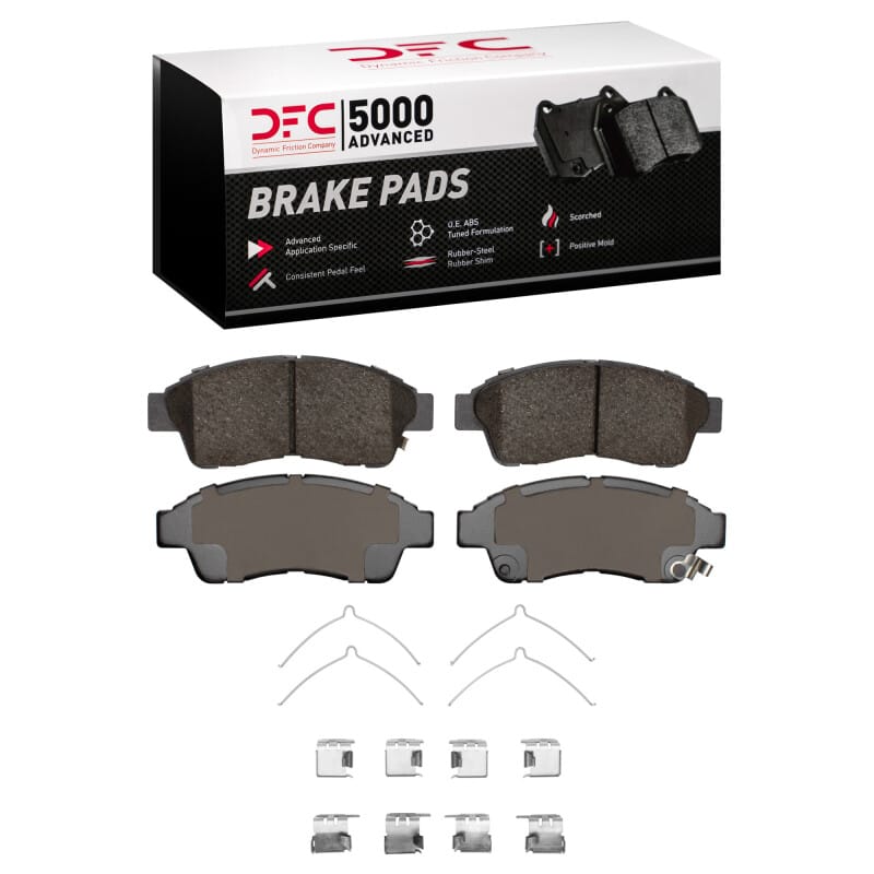 DFC — DFC 97-01 Toyota Camry Front 5000 Advanced Ceramic Brake Pads and Hardware Kit
DFC Brake Pad Set