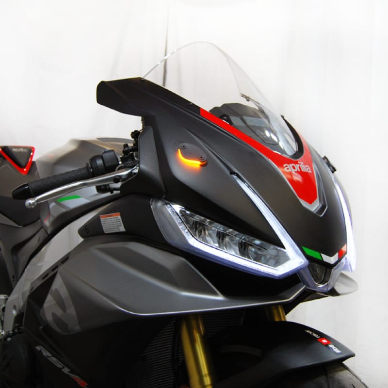 New Rage Cycles — New Rage Cycles 25+ Aprilia RSV4 Mirror Block Off Turn Signals
