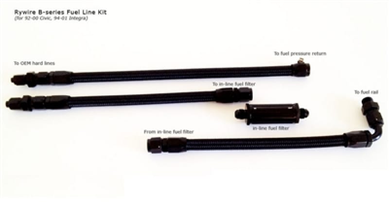 Rywire — Rywire Honda B/D-Series Fuel Line Kit