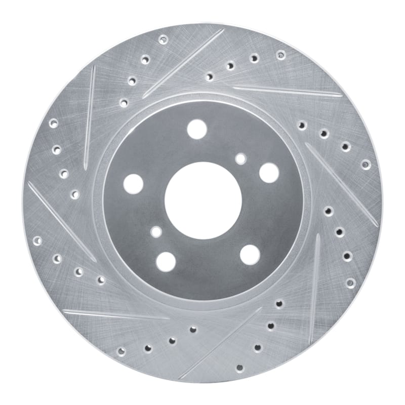 R1 Concepts — R1 86-92 Toyota Supra Front Left Drilled & Slotted Silver Brake Rotor
R1 Brake Rotor Drill