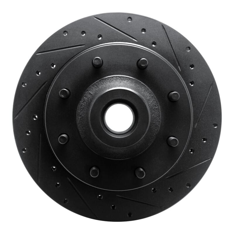 R1 Concepts — R1 73-79 Ford F-250 2WD (Excl Super Duty) Front Right Drilled & Slotted Black Brake Rotor
R1 Brake Rotor Drill