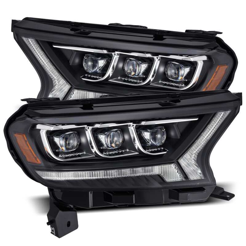 AlphaRex — AlphaRex 19-21 Ford Ranger NOVA LED Proj Headlights Plank Style Black w/Activ Light/Seq Signal/DRL
Projector Headlights