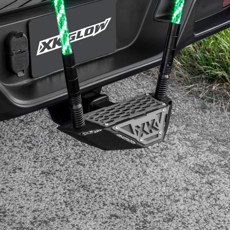 XKGLOW — XK Glow Hitch Receiver Step And Whip Plate