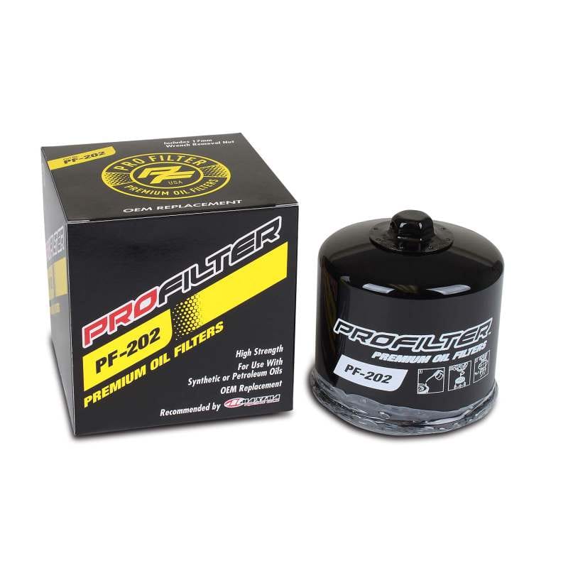 ProFilter — ProFilter Honda/Kawasaki Spin-On Black Various Performance Oil Filter - Single