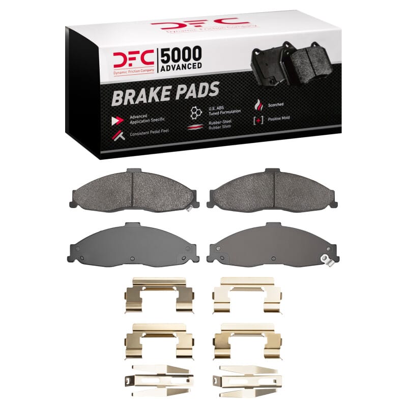 DFC — DFC 98-02 Chevrolet Camaro Front 5000 Advanced Semi Metallic Brake Pads and Hardware Kit
DFC Brake Pad Set