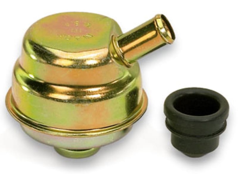 Moroso — Moroso Oil Separator/Breather - 5/8in Hose - Gold Iridite