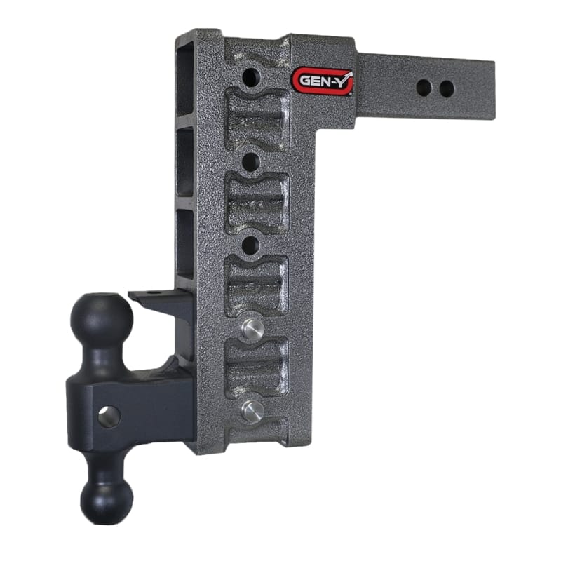 GEN-Y Hitch — Gen-Y Mega Duty 2.5in Shank 12in Drop 3K TW 21K Hitch w/GH-061 Dual-Ball/GH-062 Pintle Lock
Drop Hitch