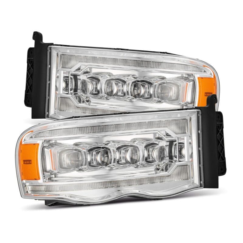 AlphaRex — AlphaRex 02-05 Dodge Ram 1500 NOVA LED Proj Headlights Plank Style Chrome w/Activ Light/Seq Signal
Projector Headlights