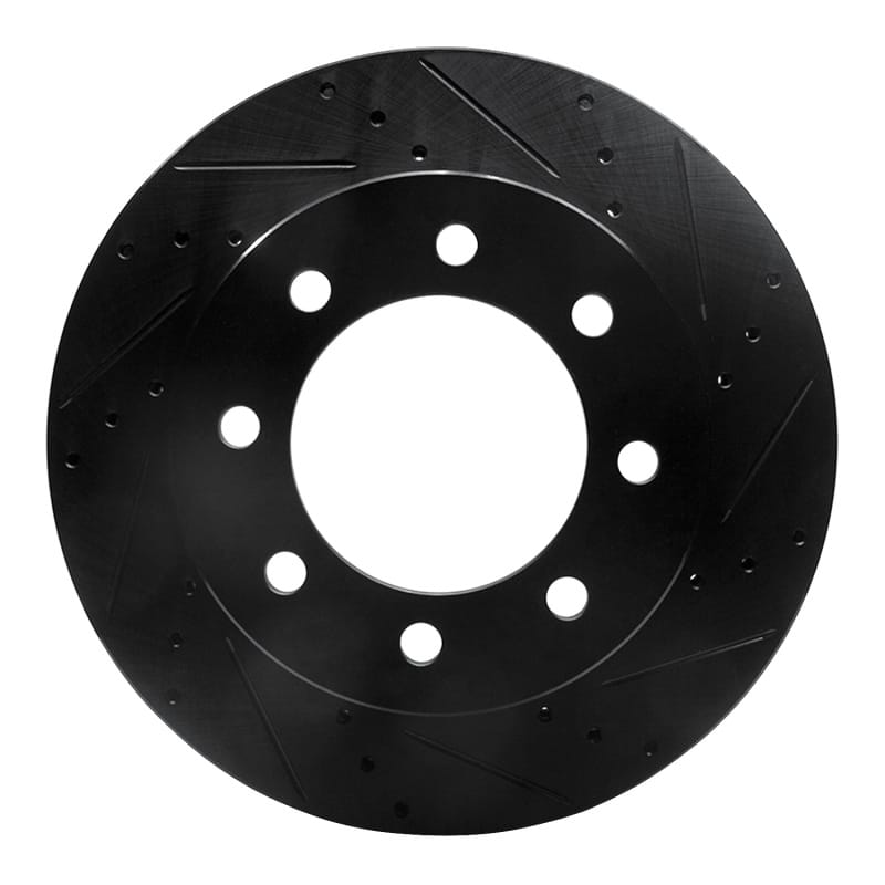 R1 Concepts — R1 03-08 Dodge Ram 3500 Front Right Drilled & Slotted Black Brake Rotor
R1 Brake Rotor Drill