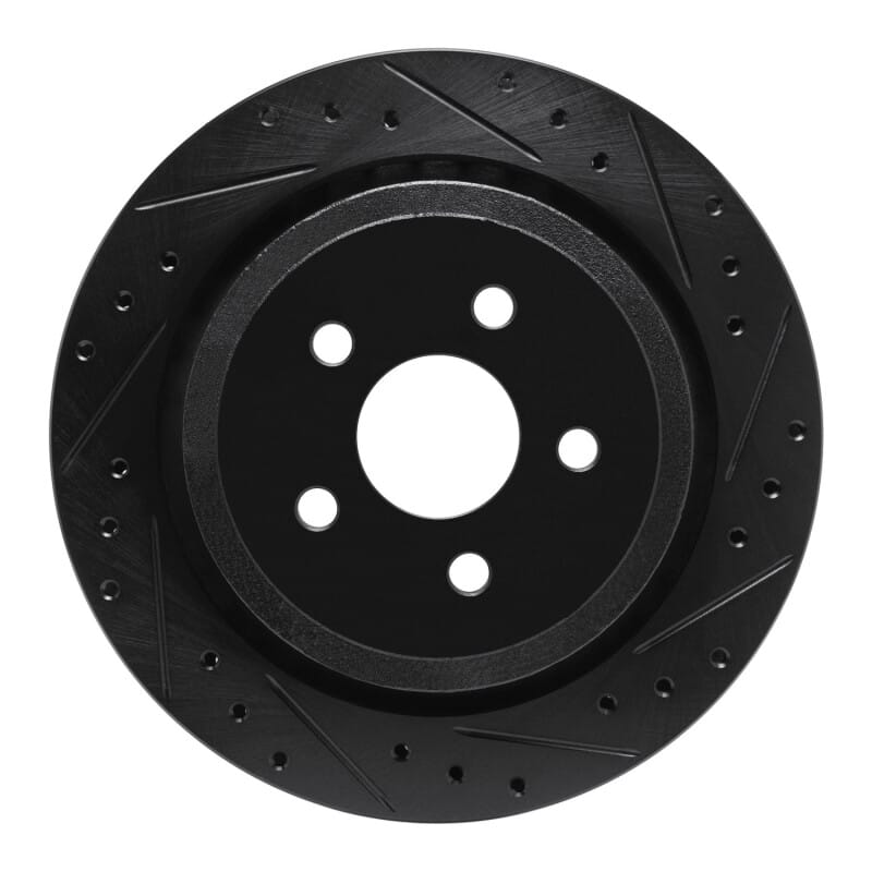 R1 Concepts — R1 89-95 Chrysler LeBaron Rear Right Drilled & Slotted Black Brake Rotor
R1 Brake Rotor Drill