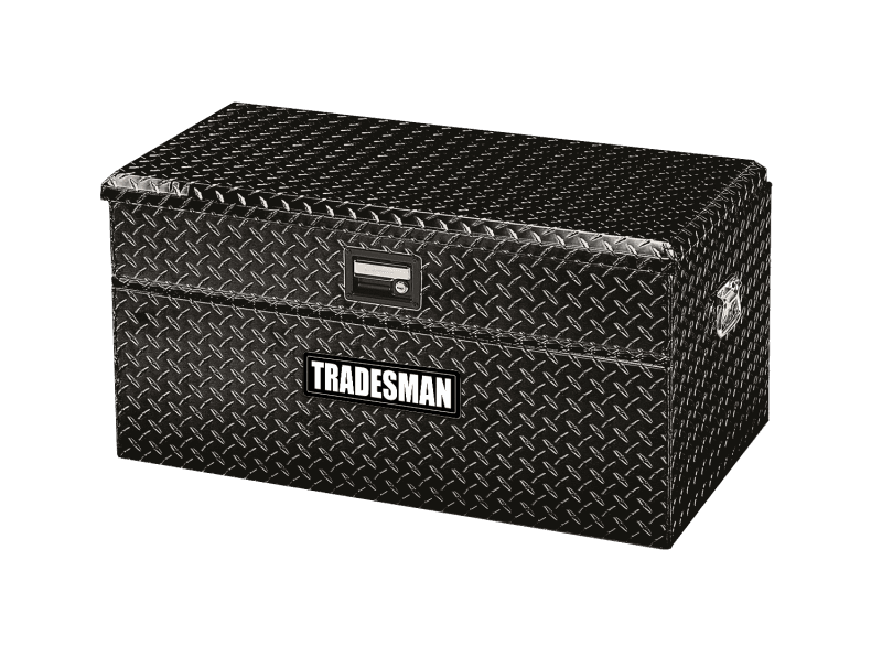 Tradesman — Tradesman Aluminum Flush Mount Truck Tool Box (40in.) - Black