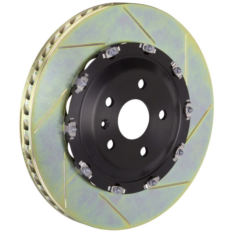 Brembo — Brembo 06-08 RS4 Front 2-Piece Discs 380x34 2pc Rotor Slotted Type-1