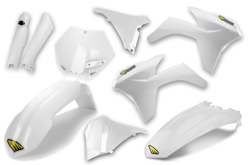 Cycra — Cycra 11-12 KTM 125-450 SX/XC/SX-F/XC-F Powerflow Body Kit - White