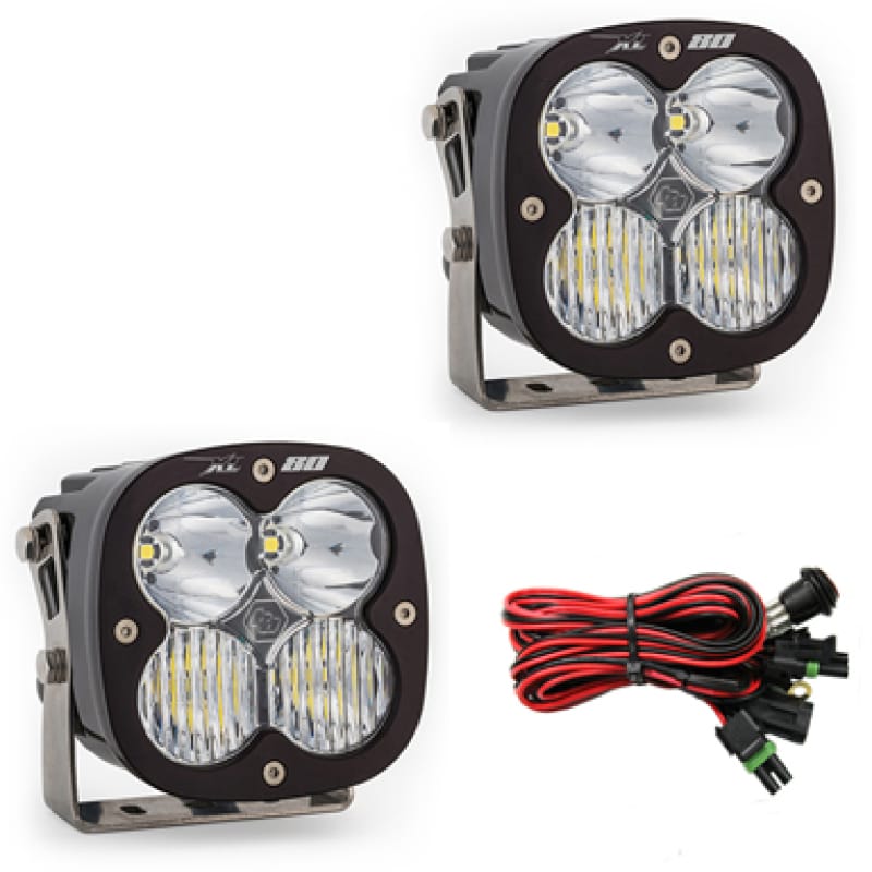 Baja Designs — Baja Designs XL80 Series Driving Combo Pattern Pair LED Light Pods