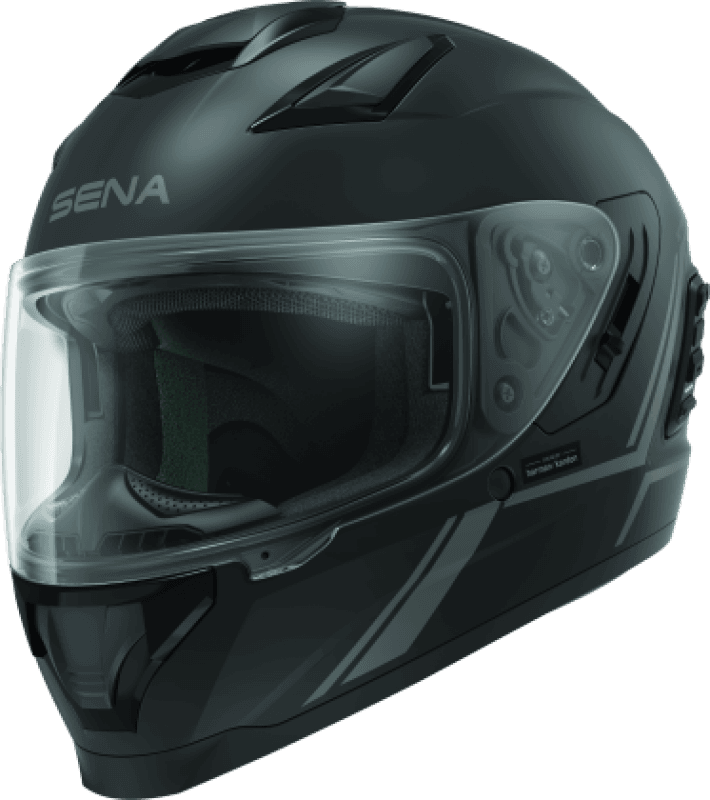 Sena Technologies — Sena Technologies Stryker Bluetooth Helmet w/ Mesh Intercom Matte Black - Medium