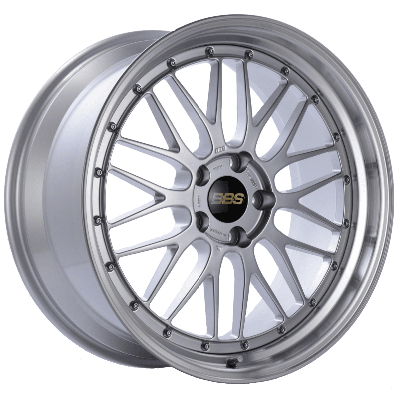 BBS — BBS LM 20x9.5 5x120 ET37 Diamond Silver Center Diamond Cut Lip Wheel -82mm PFS/Clip Required