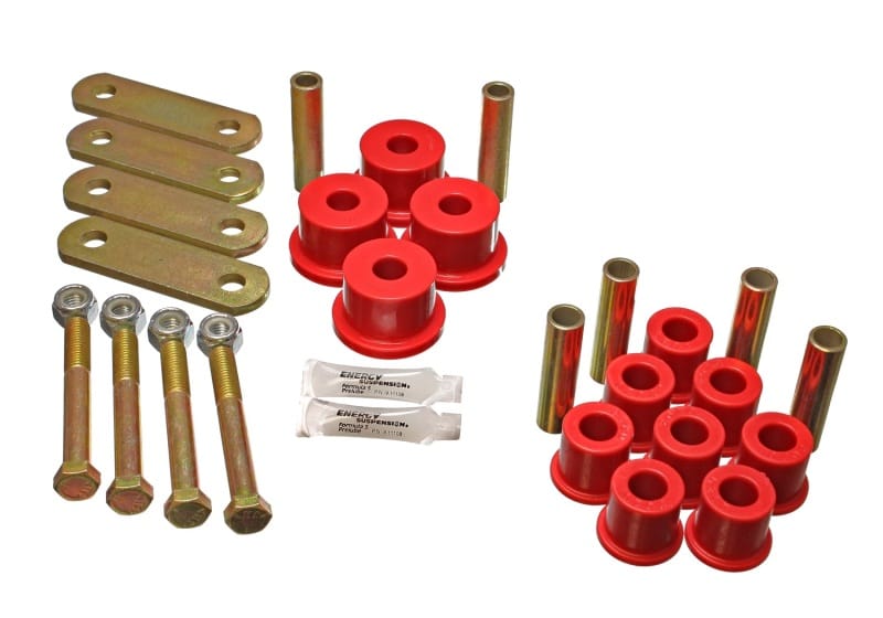 Energy Suspension — Energy Suspension 64-73 Ford Mustang Red Heavy Duty Shackle Set
Leaf Spring Shackle