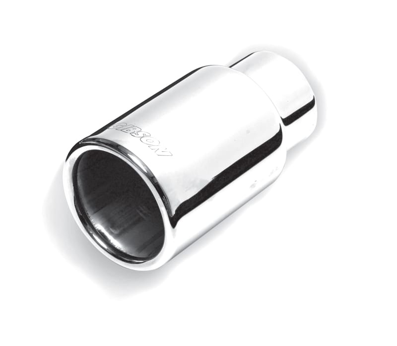 Gibson — Gibson Rolled Edge Straight-Cut Tip - 3in OD/2.25in Inlet/6in Length - Stainless
Exhaust Tip