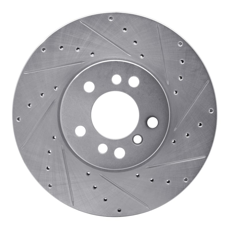 R1 Concepts — R1 00-06 BMW X5 Front Right Drilled & Slotted Silver Brake Rotor
R1 Brake Rotor Drill