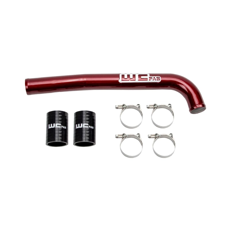 Wehrli — Wehrli 19-23 Cummins 6.7L Upper Coolant Pipe - WCFab Red
Clnt pipe 19-24 RED