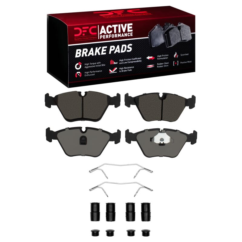 DFC — DFC 89-91 Audi 100 Quattro Front Active Performance Pads and Hardware Kit
DFC Brake Pad Set