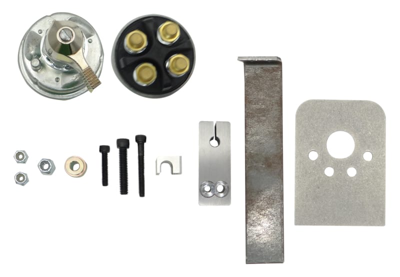 Moroso — Moroso Battery & Alternator Disconnect Switch Mounting Kit w/Switch - Morse Cable