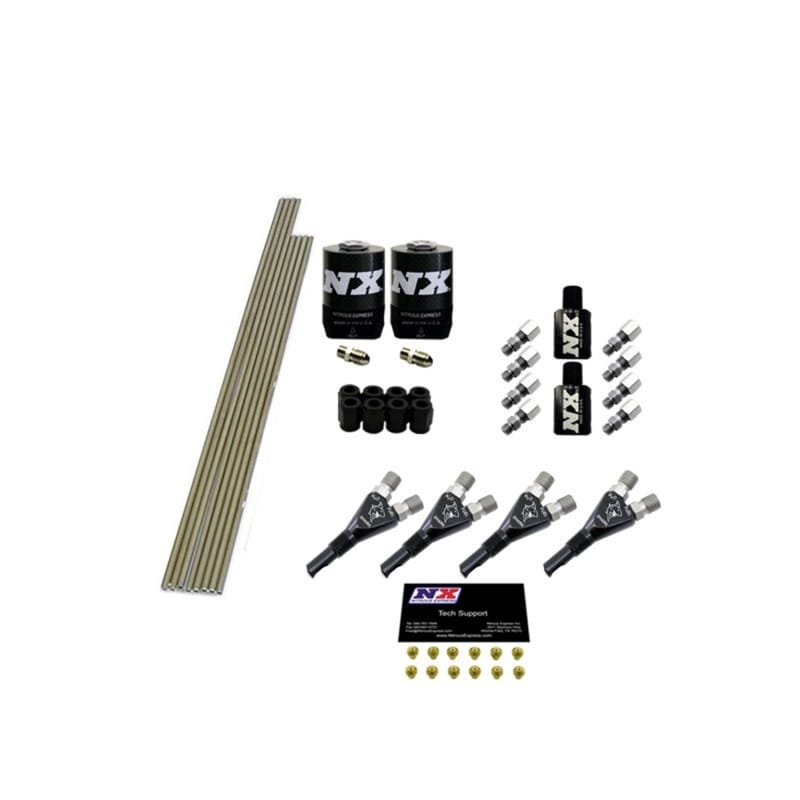 Nitrous Express — Nitrous Express 4 Cyl Shark Plumb Kit w/2 Solenoids & 75HP Jets Incl Hardware
N2OPlumbingKt
Plumbing Kit