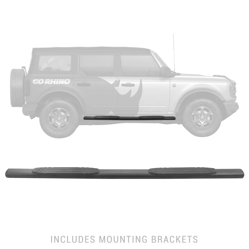 Go Rhino — Go Rhino 18-20 Jeep Wrangler JLU 1000 Series Side Steps - Tex Blk
4" 1000 Side Steps