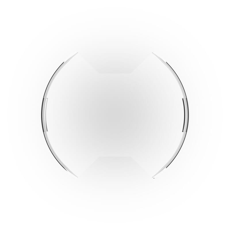 KC HiLiTES — KC HiLiTES SlimLite 8in. LED Light Shield (Shield Only) - Clear