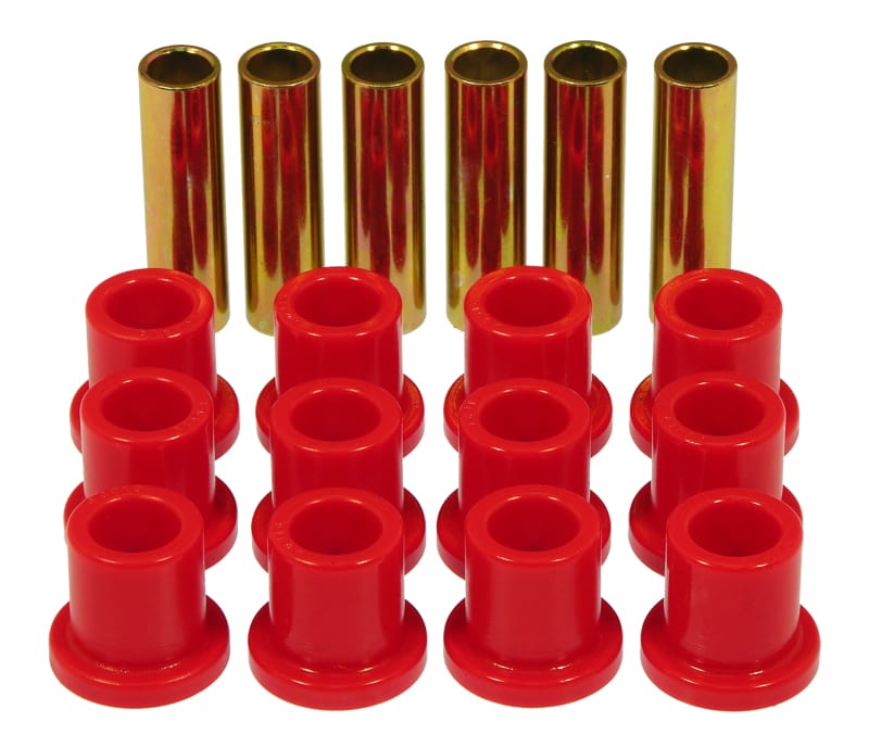 Prothane — Prothane 57-72 Ford F100/F150 Rear Spring & Shackle Bushings - Red
SPRING/SHACKLE BUSH