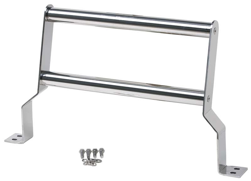 Kentrol — Kentrol 87-06 Jeep Wrangler TJ/YJ Grill Guard - Polished Silver