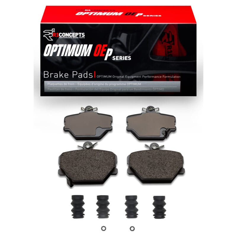 R1 Concepts — R1 05-16 Smart Fortwo Front Optimum OE Pads & Hardware Kit