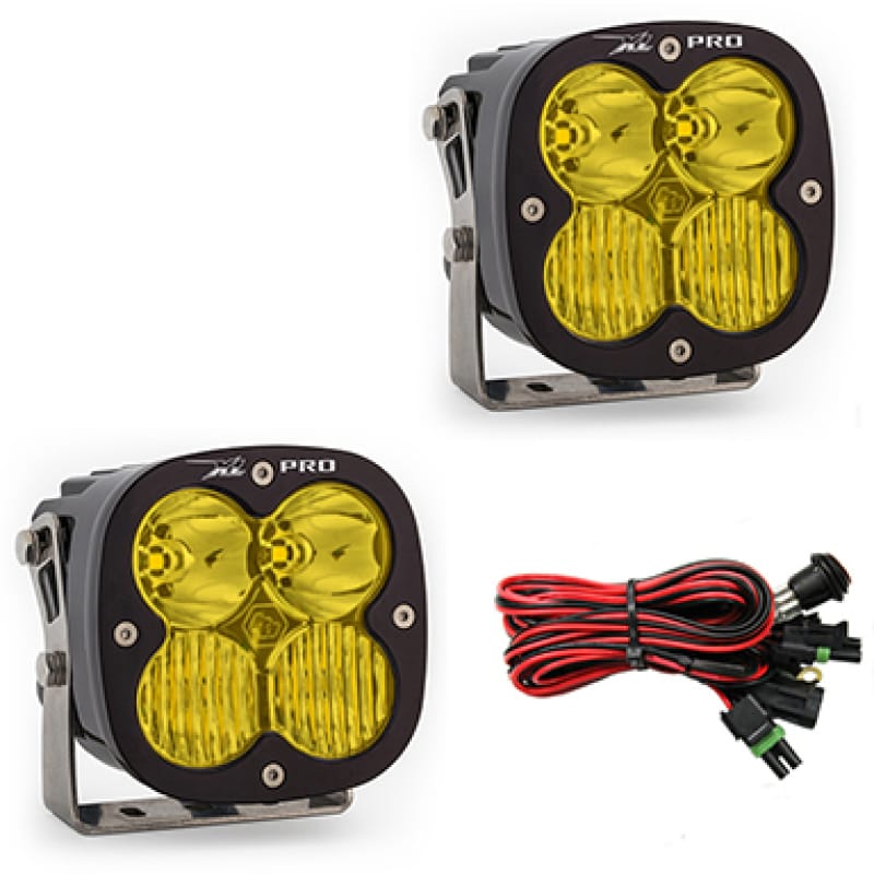 Baja Designs — Baja Designs XL Pro Series Driving Combo Pattern Pair LED Light Pods - Amber