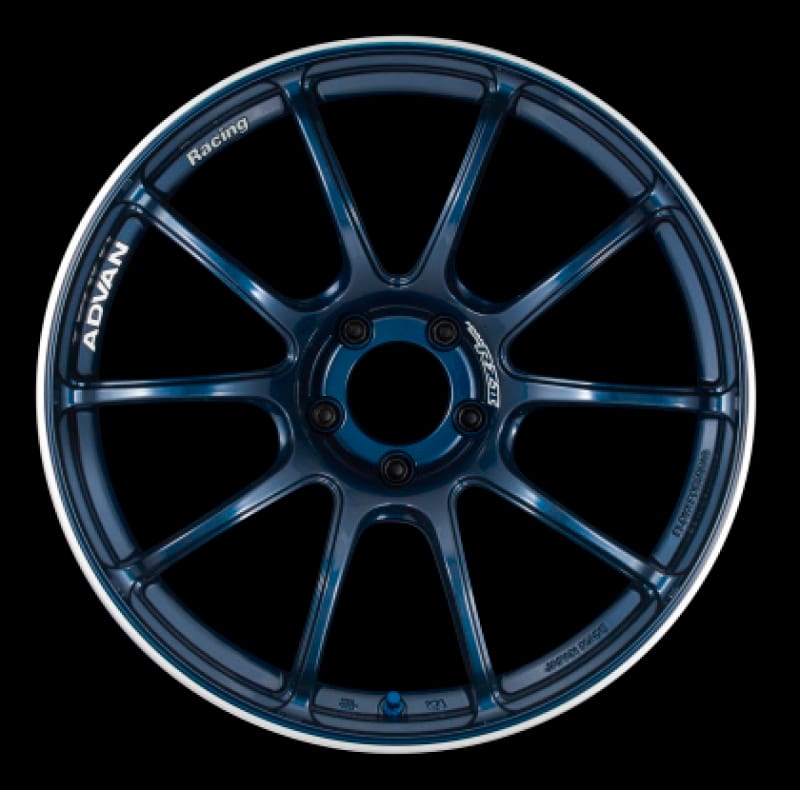 Advan — Advan RZII 15x8.0 +35 4x100 Racing Indigo Blue and Ring Wheel