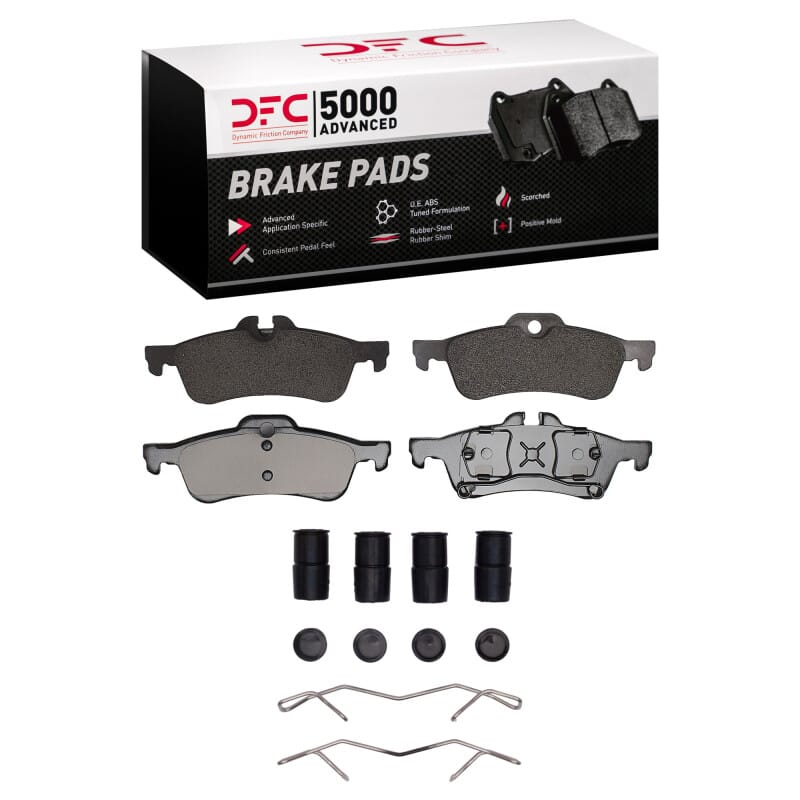 DFC — DFC 02-08 Mini Cooper (Excl Clubman) Rear 5000 Advanced Low Metallic Brake Pads and Hardware Kit
DFC Brake Pad Set