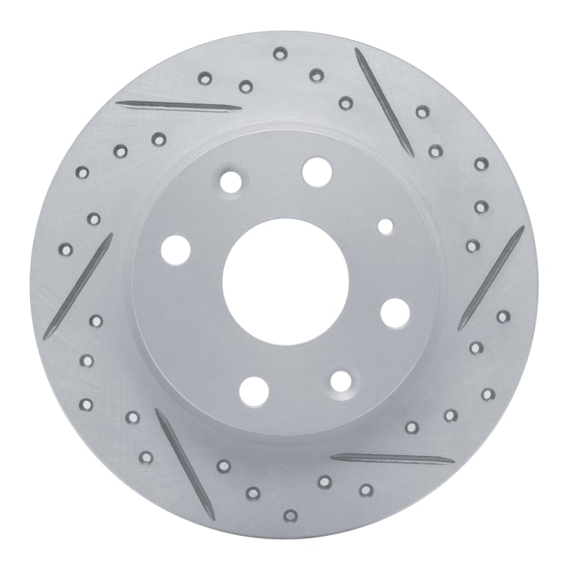 R1 Concepts — R1 90-93 Mazda Miata Rear Right Drilled & Slotted Geo-Carbon Rotor