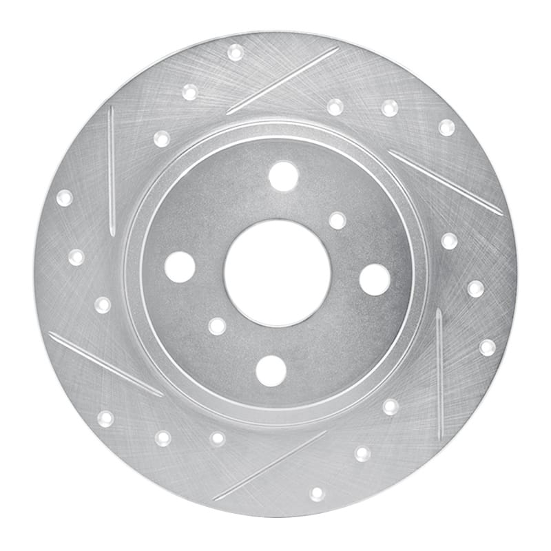 R1 Concepts — R1 87-89 Toyota MR2 Rear Left Drilled & Slotted Silver Brake Rotor
R1 Brake Rotor Drill