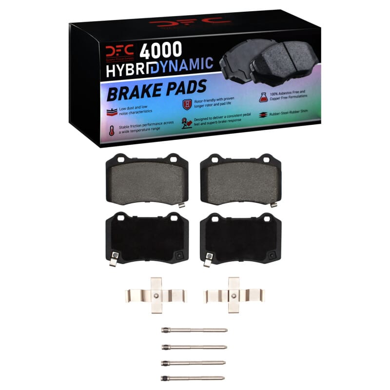 DFC — DFC 10-16 Hyundai Genesis Coupe Rear 4000 HybriDynamic Brake Pads and Hardware Kit
DFC Brake Pad Set